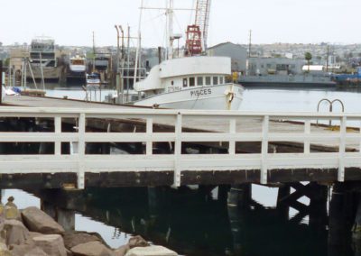 Structural Plastic Lumber Pier